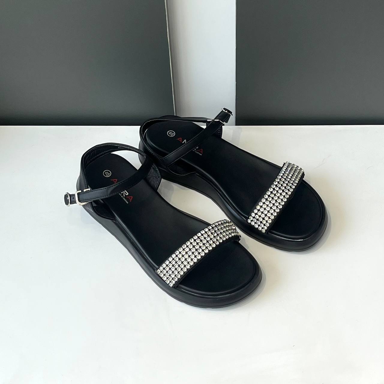 صندل نگینی زنانه مارک امیرا مدل SZ-2007 - تصویر 2